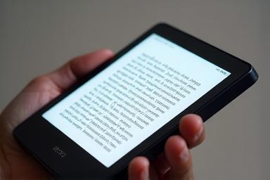 Modern e-reader device.